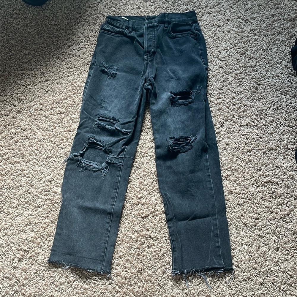 PacSun Jeans High Rise Straight: Black